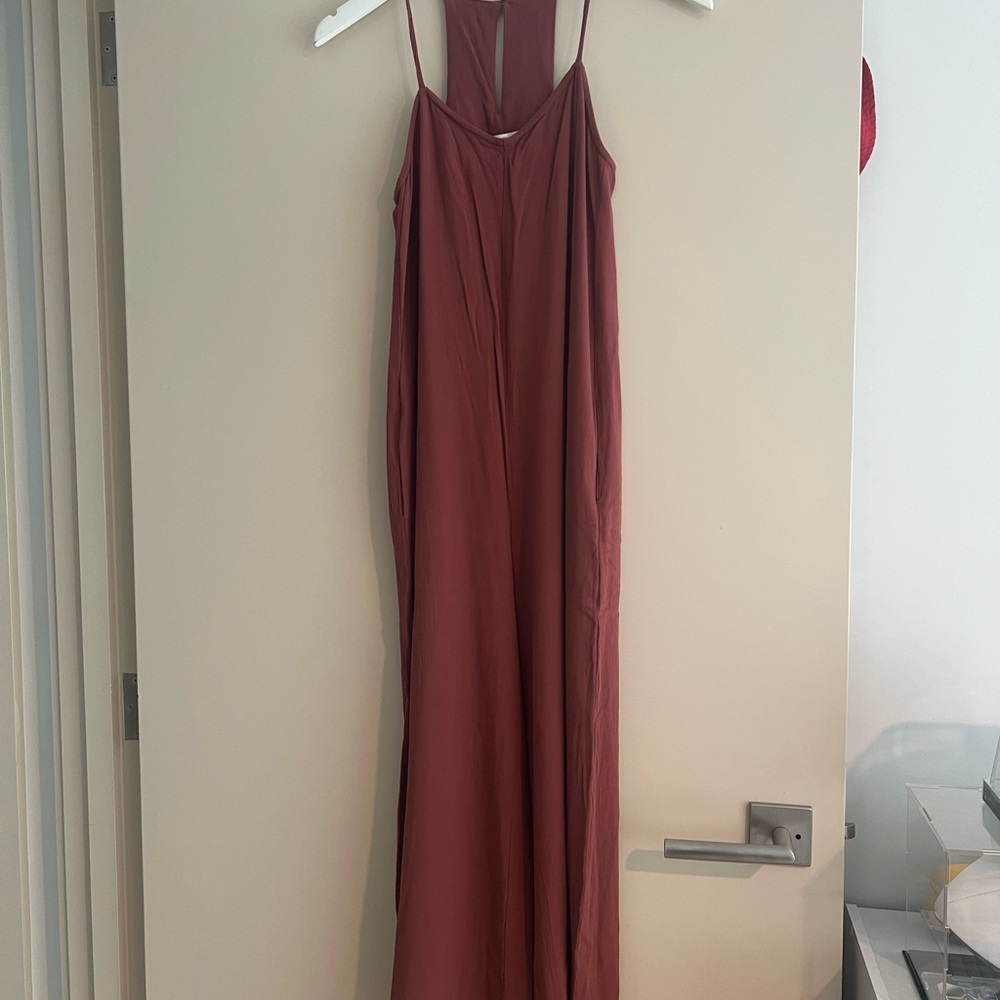 Ava Sky Sleeveless Dress in Dusty Rose